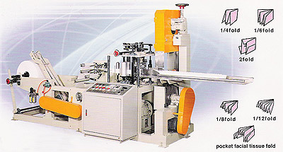 Pocket Facial Tissue Folding Machine (Mechanical Type)